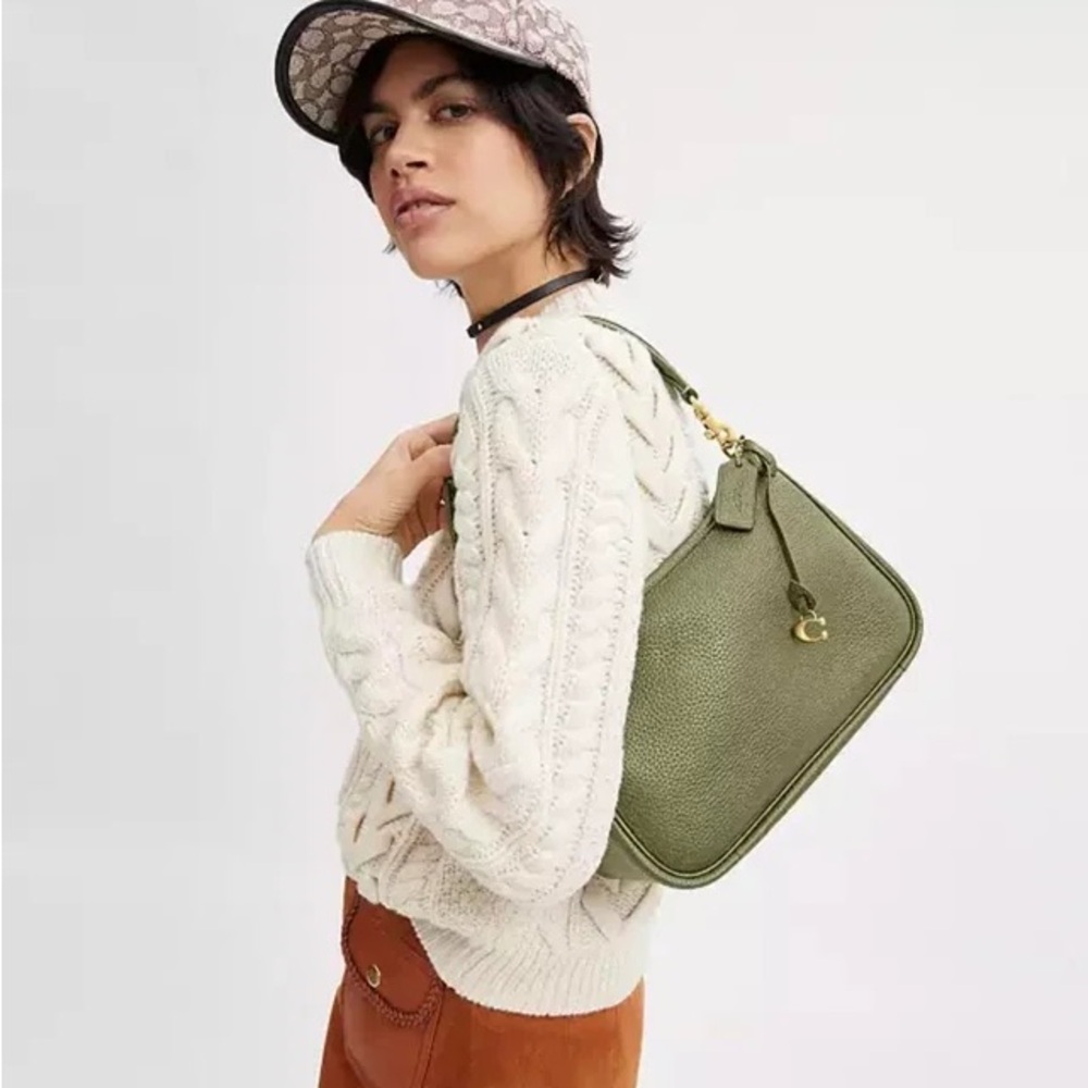 Coach Cary crossbody purse in moss - Picture 5 of 8